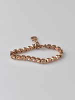 Heideman Armband "Amilla", roségold mit Steinchen, Edelstahl