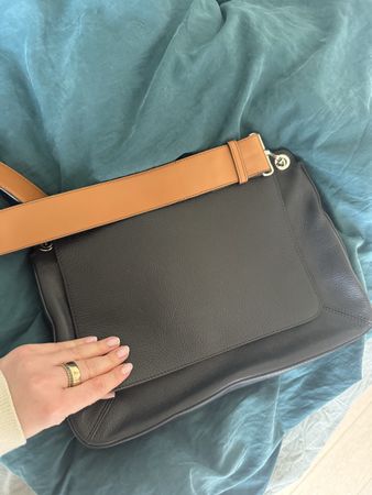 Max Mara Leather Shoulder Bag Black  - like new - Stylish