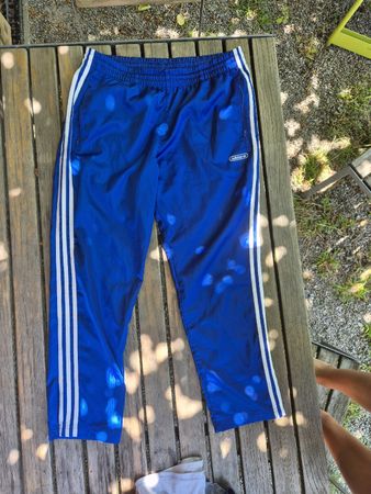 Adidas Hose glänzig XL
