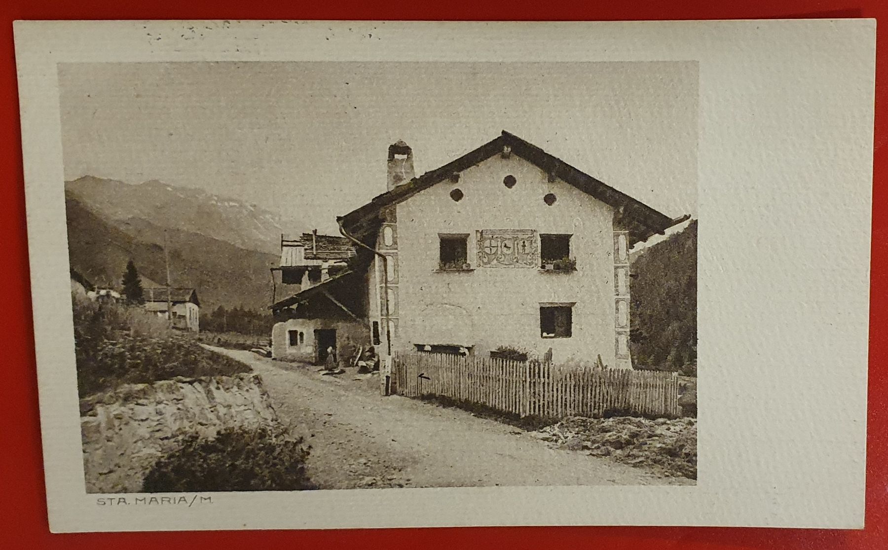 Ansichtskarten: STA.  MARIA 1914 -  MÜNSTERTHAL – Gebraucht aus Kreuzlingen von Rschweiz1
