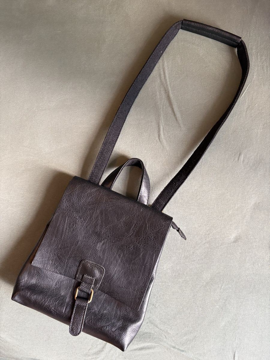 Rucksäcke: Sac à dos cuir noir – Neu (gemäss Beschreibung) aus Genève von Bouux 3