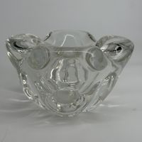 Cendrier / vide poche verre SERVES France massif