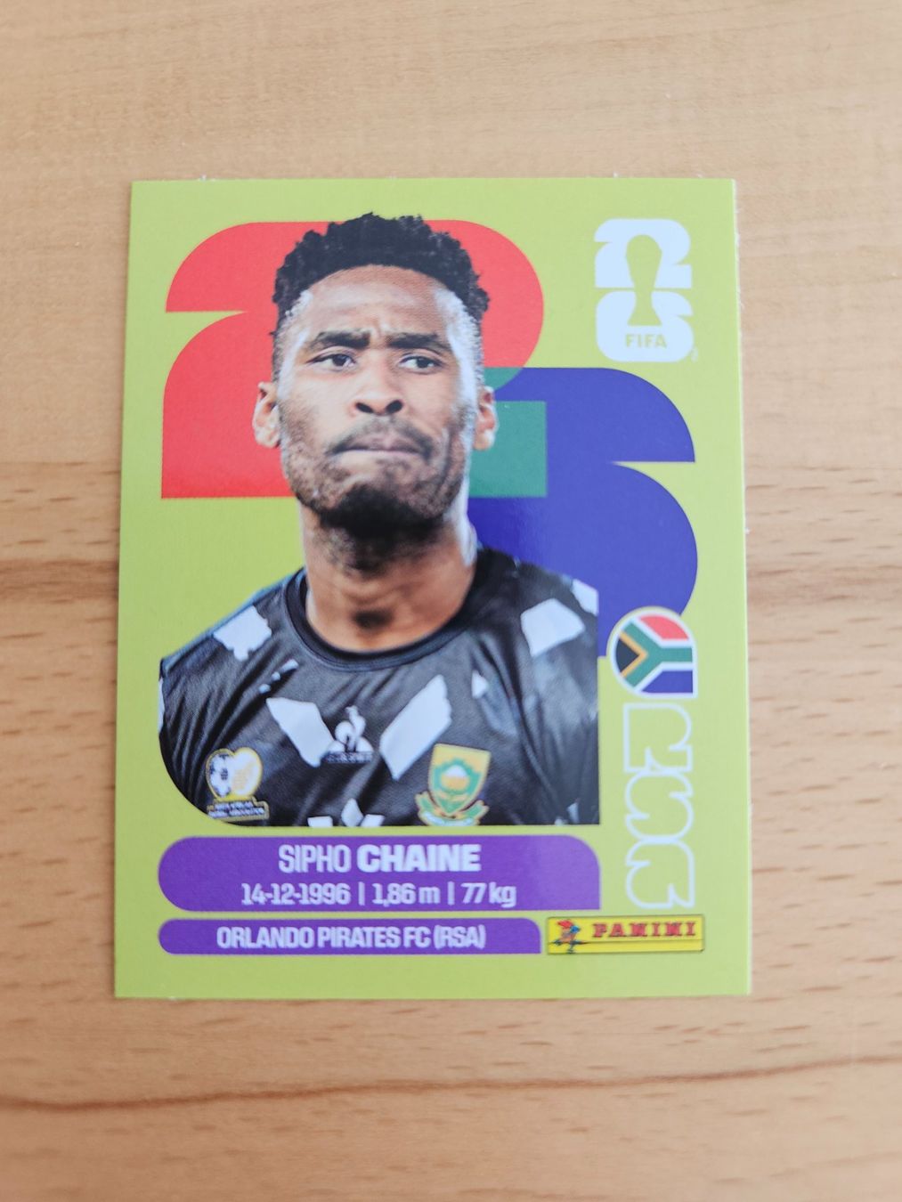 Panini Carte collezionabili: Panini WM 2026 RSA 3 – Nuovo (secondo la descrizione) da Winterthur venduto da melac