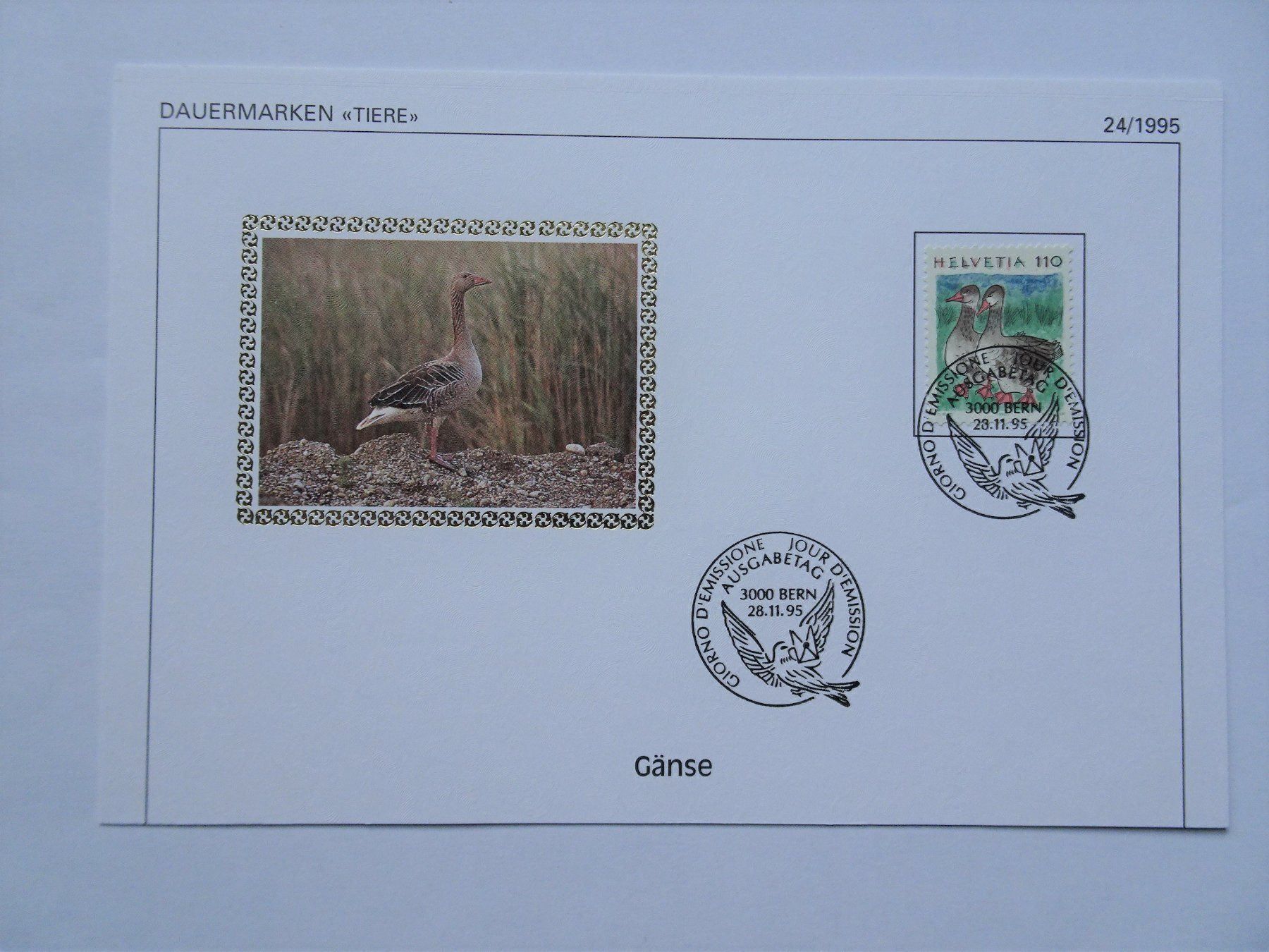 Alle Briefmarken: 1995 – Gebraucht aus Aadorf von Chnorli-Furz