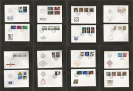 16 FDC Liechtenstein 1982 bis 1984