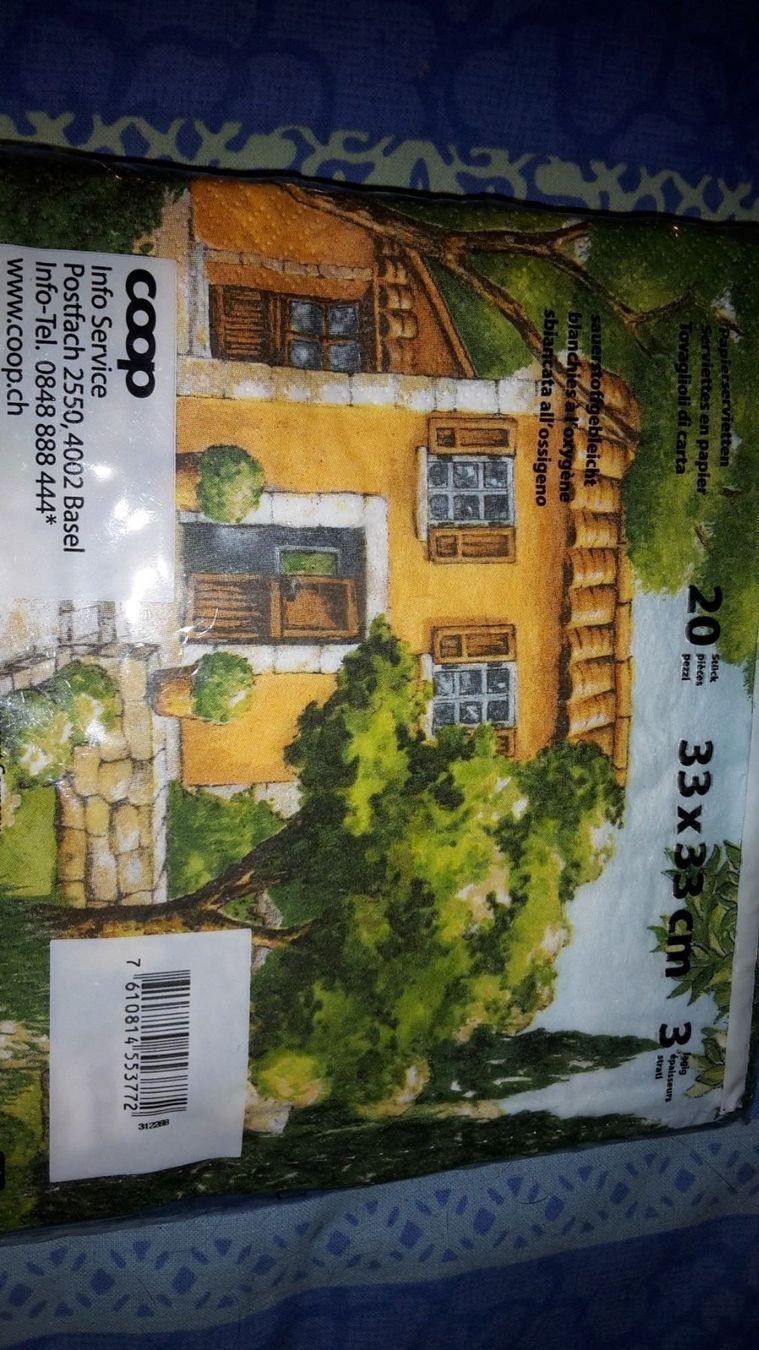 Servietten: 20 Servietten Haus B8 – Neu und originalverpackt aus Schwarzenburg von Flamingo07 1