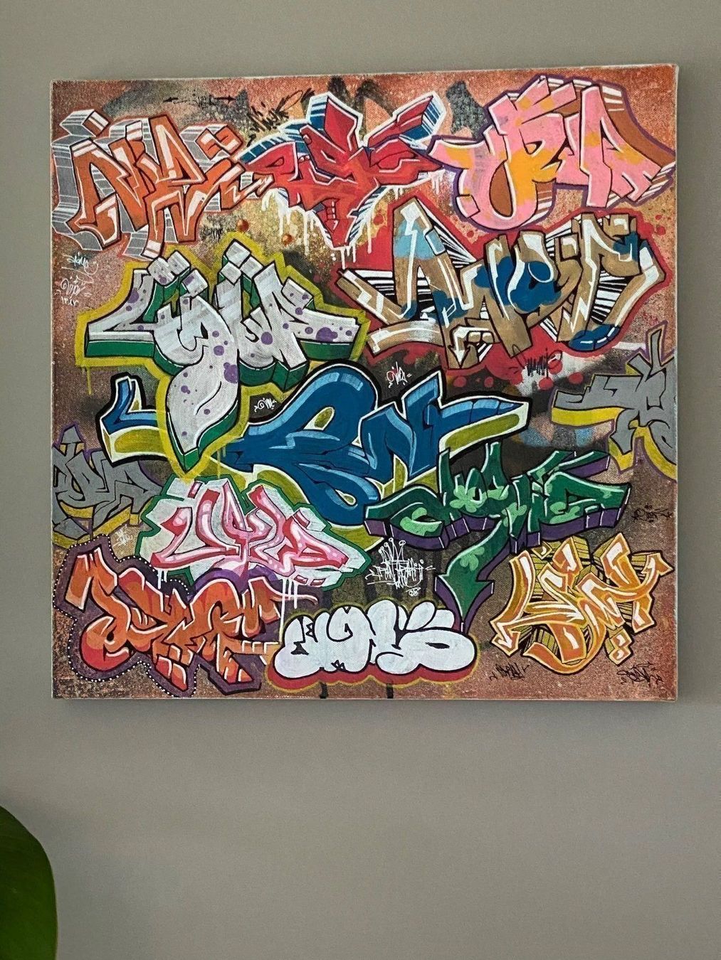 Poster & Bilder: A1One Original Graffiti auf Leinwand – Neu (gemäss Beschreibung) aus Zürich von 1_marsmensch