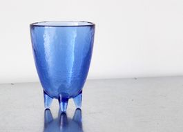 Guido Ferro Murano - kleine Glasvase, 50er Design MidCentury