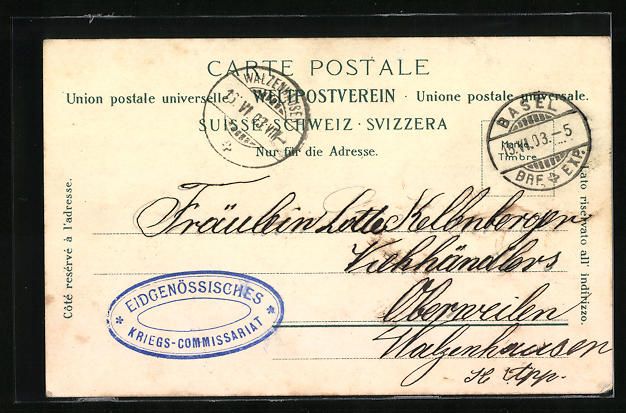 Cartes postales: AK Basel, Blick auf Matthäuskirchplatz – D'occasion à Berlin par bartko-reher 1