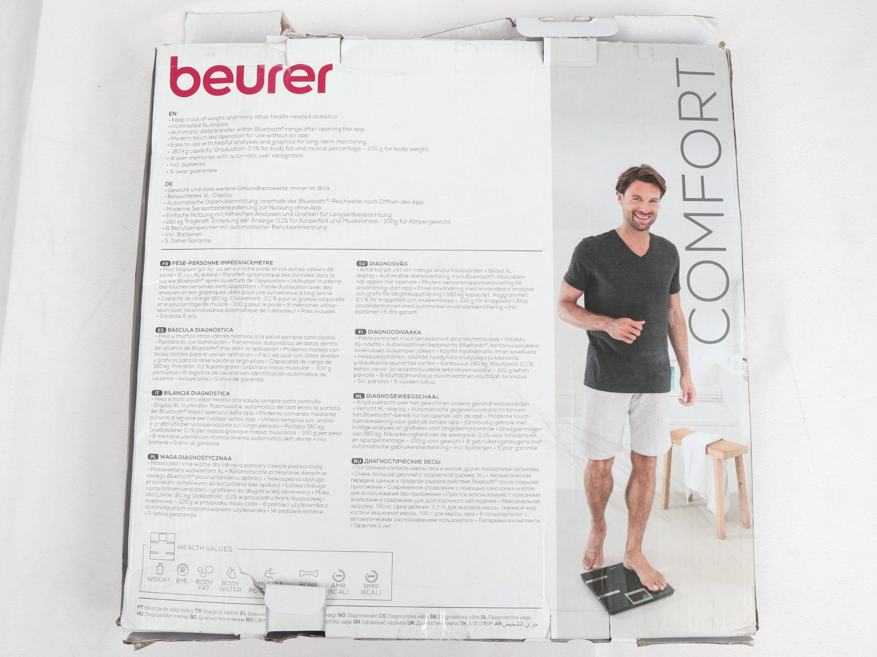 Beurer Personenwaagen: BREUER Diagnosewaage Schwarz – Neu (gemäss Beschreibung) aus Steinen von Restwert_Steinen 1