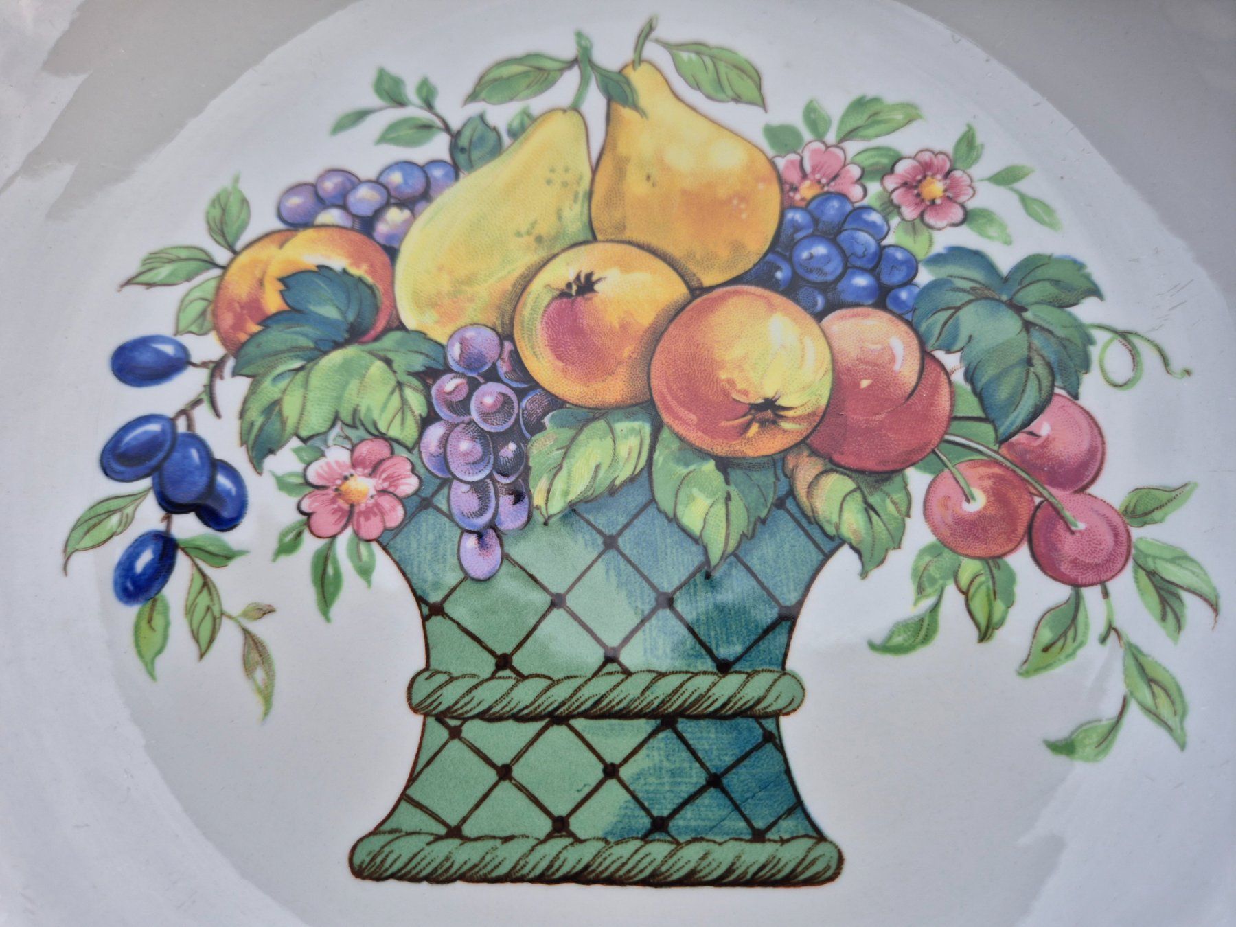 Villeroy & Boch Ciotole: Servierteller mit Früchtekorb-Motiv, Vileroy&Boch – Nuovo (secondo la descrizione) da Bern venduto da aronari 4
