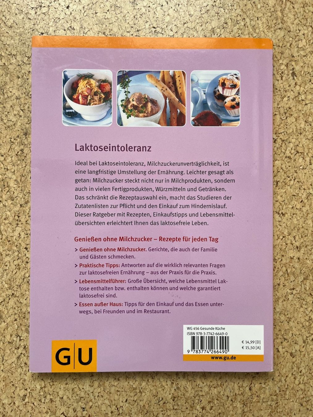 Libri: Buch Softcover "Gesund essen bei Laktoseintoleranz" – Usato da Grosswangen venduto da Vita500 1