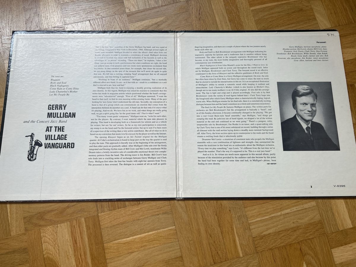 Schallplatten: Gerry Mulligan Jazz Platte – Gebraucht aus Aesch BL von tfa_v9ps 2