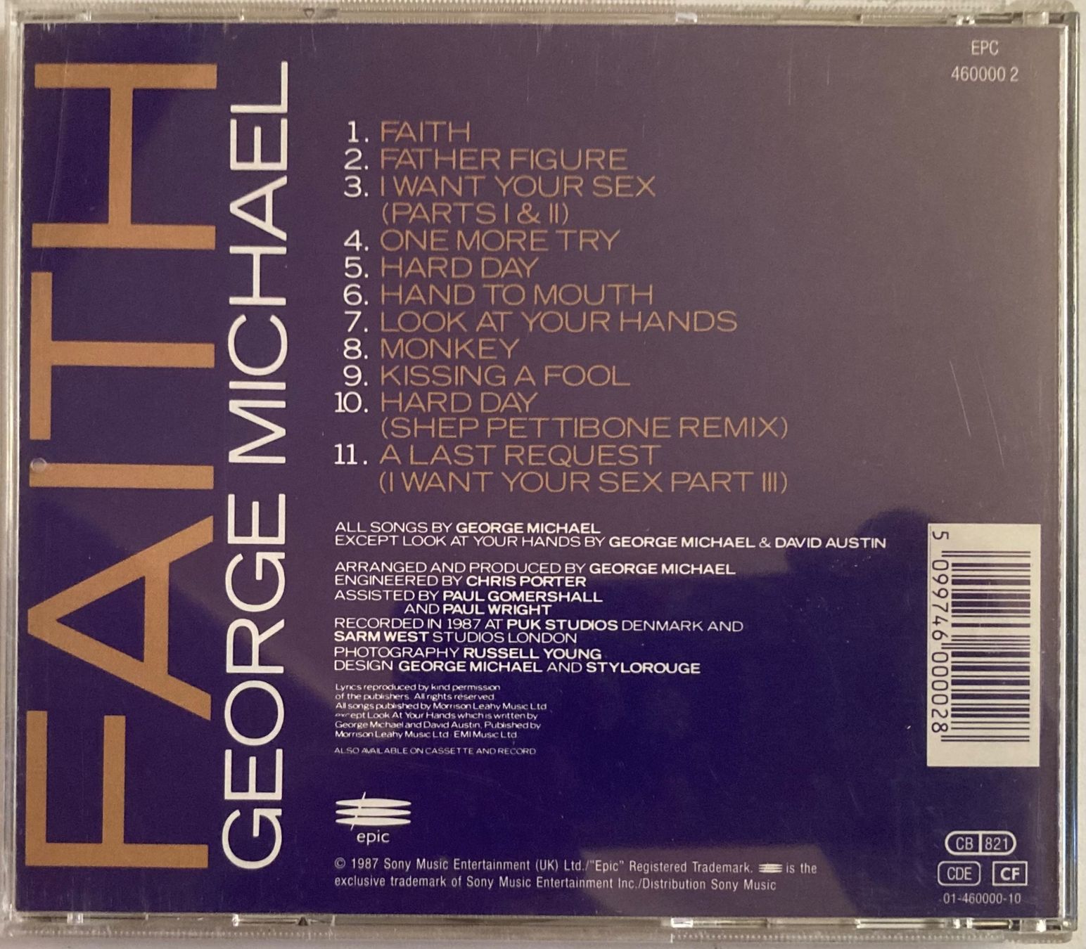 CD: GEORGE MICHAEL - FAITH – Usato da Poliez-Pittet venduto da Newtown-Records 1