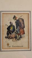 Antikes Bildli DER KATZENMORD