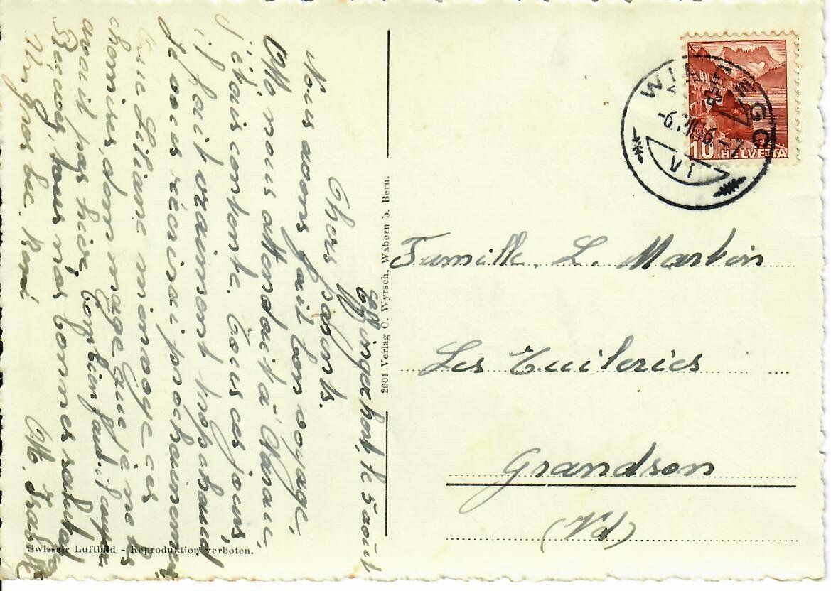 Cartoline postali: Holderbank – Usato da Hochdorf venduto da Ziegel-16 1