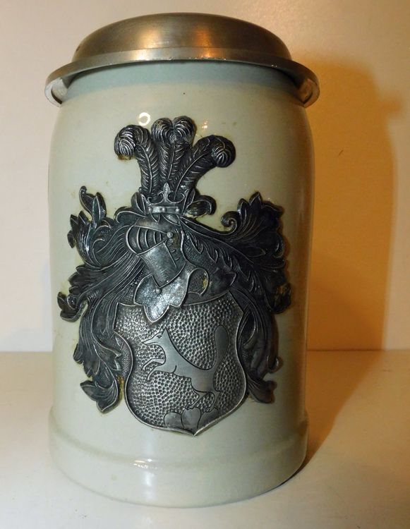 Glen Appin Steingut-Bierkrug - Schottischer Distel Design 500ml Maßkrug