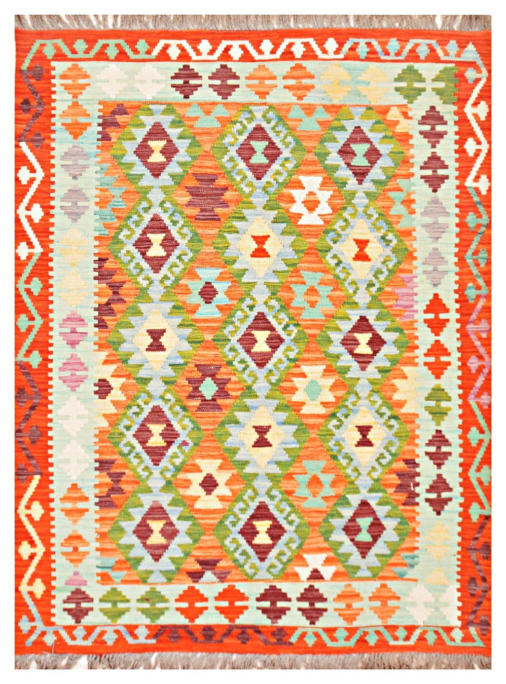 Kelim Tappeti: Oriente Kelim Teppich 150x200 Cm – Nuovo e nell'imballaggio originale da Lahore venduto da Fairways79