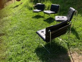 Tecta D96 Mid Century Freischwinger -  Set von 4
