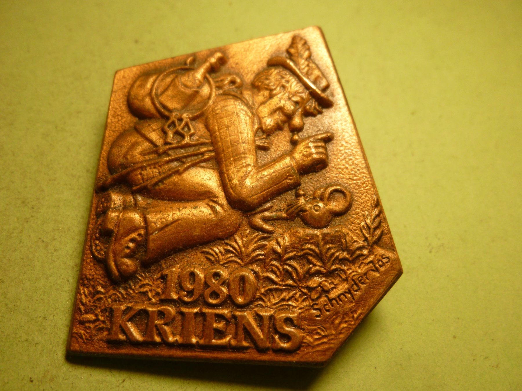 Placchette & Badge: KRIENS 1980 BRONZE – Usato da Ried (Muotathal) venduto da Mandarin02