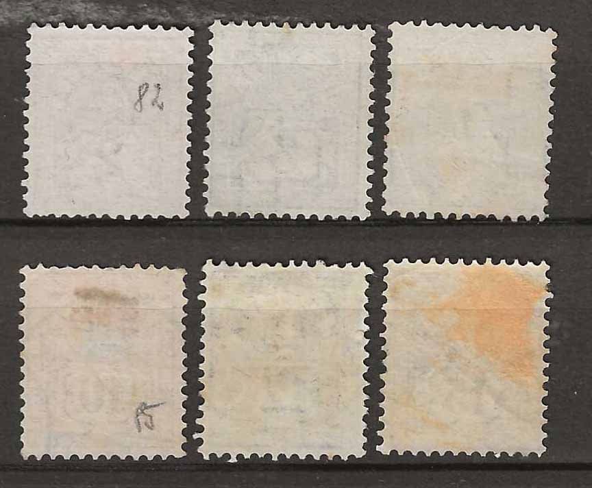 Tutti i francobolli: CH080 - Type chiffre 80-85  1906 obl. – Usato da Trélex venduto da Phil_Albert 1