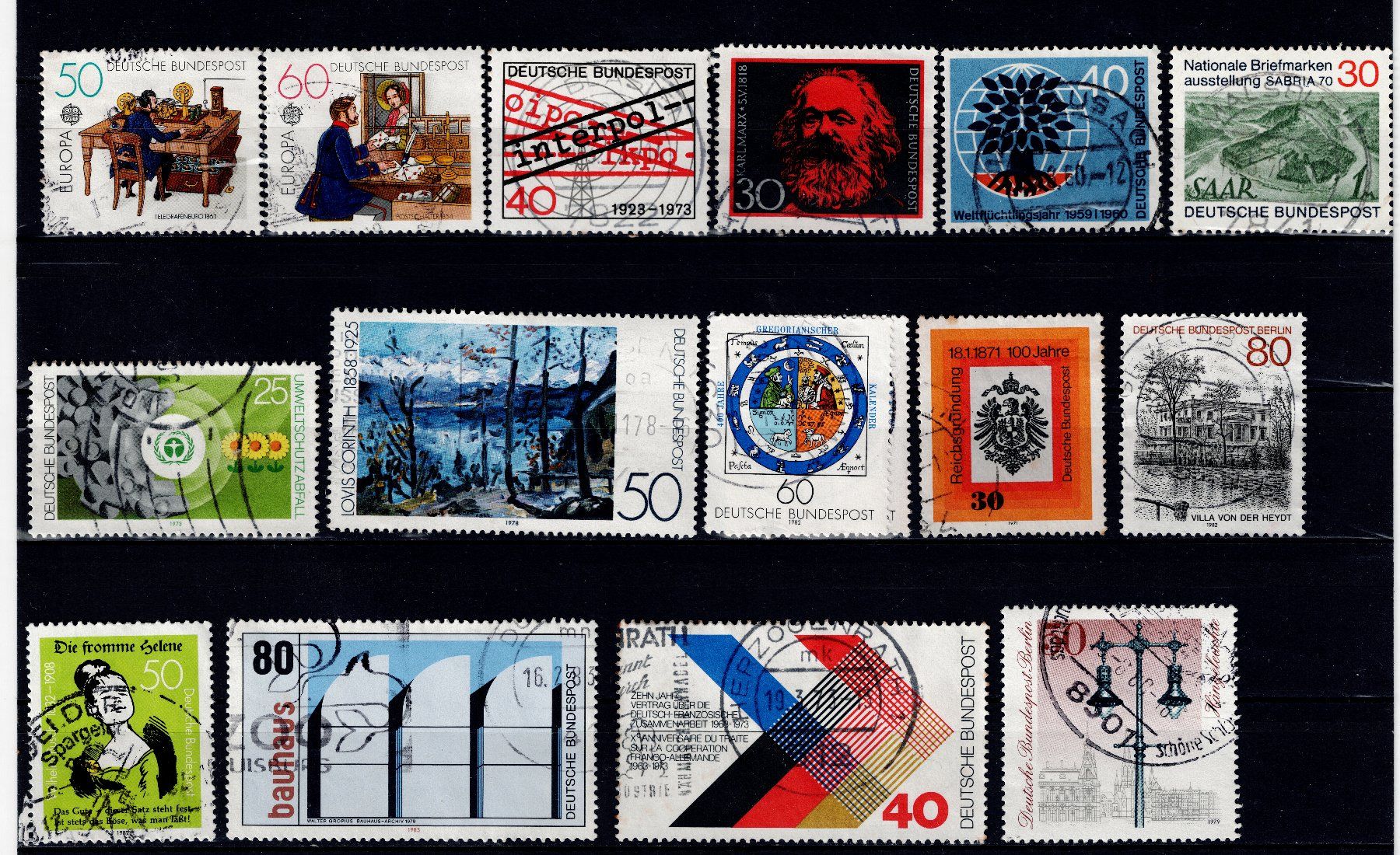 Tutti i francobolli: 32x Briefmarken Deutschland 2 – Usato da Tenniken venduto da mik_6mxg 7