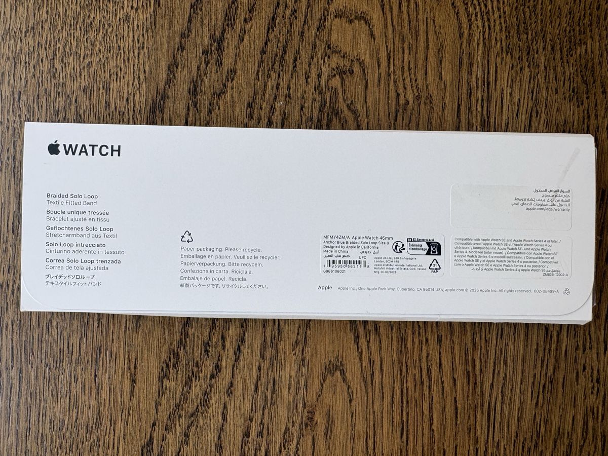 Apple Smartwatch: Gratis Versand - Apple Geflochtenes Solo Loop M/L Große 8 – Nuovo (secondo la descrizione) da Basel venduto da thertfu 2