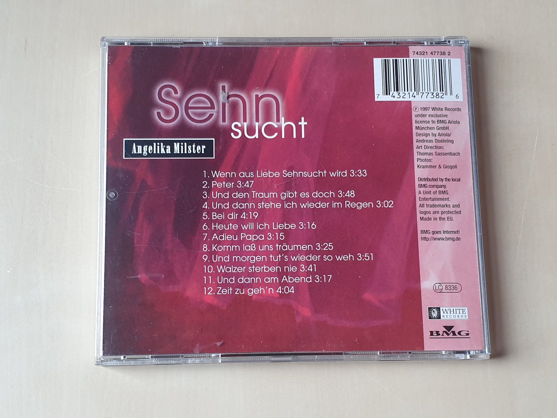 CD: Angelika Milster Sehnsucht – Usato da Stansstad venduto da collectorsshop 1