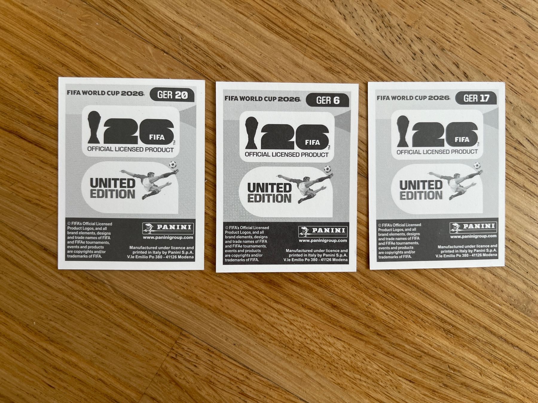 Panini Carte collezionabili: Panini Deutschland 3er set – Usato da Zürich venduto da lisieg 1
