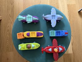 Kombinierbare Fahrzeuge, bunte Farben