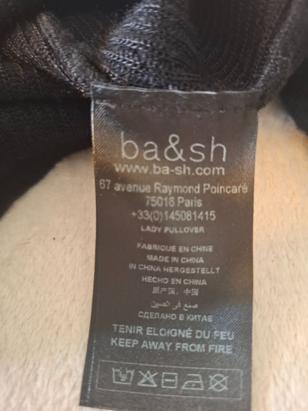 Ba&Sh Maglioni & Felpe: Rollkragenpulli, Ba&sh, schwarz Gr. 1 – Usato da Basel venduto da Chahri 4