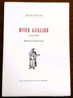 Hiver Gaillard Serge Voisard Henry Devain 1949