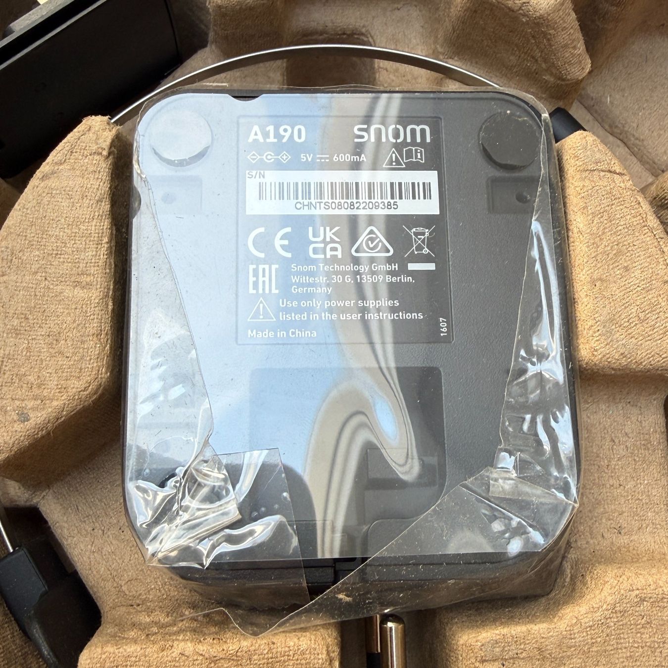 Snom Kopfhörer: Snom A190 DECT Headset kabellos Mono mit Ladestation – Neu (gemäss Beschreibung) aus Luzern von Lumov.24 3