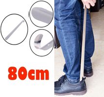 Edelstahl Schuhanzieher Lang 80cm mit ergonomischer Form