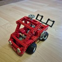 Lego Technik Oldtimer: Rotes Auto zum selber konstruiere!
