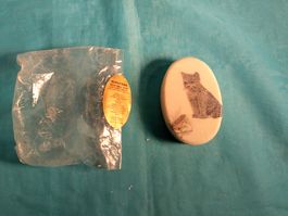 Englische Seife, Floral Charme, Katze, vegan, 75g