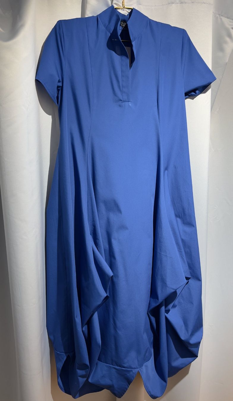 Vestiti: Königsblaues Designerkleid - Kurzarm – Nuovo e nell'imballaggio originale da Zürich venduto da Naebeli 8