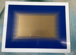 Bild Siebdruck blau