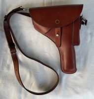 Schweizer Pistolenholster Leder  1970 gebraucht