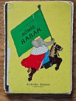 KÖNIG BABAR erste deutsche Ausgabe 1946 - antikes Kinderbuch