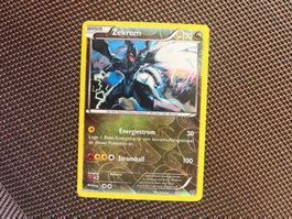 Pokemon Zekrom Reverse Holo XY Roaring Skies 2015 NM