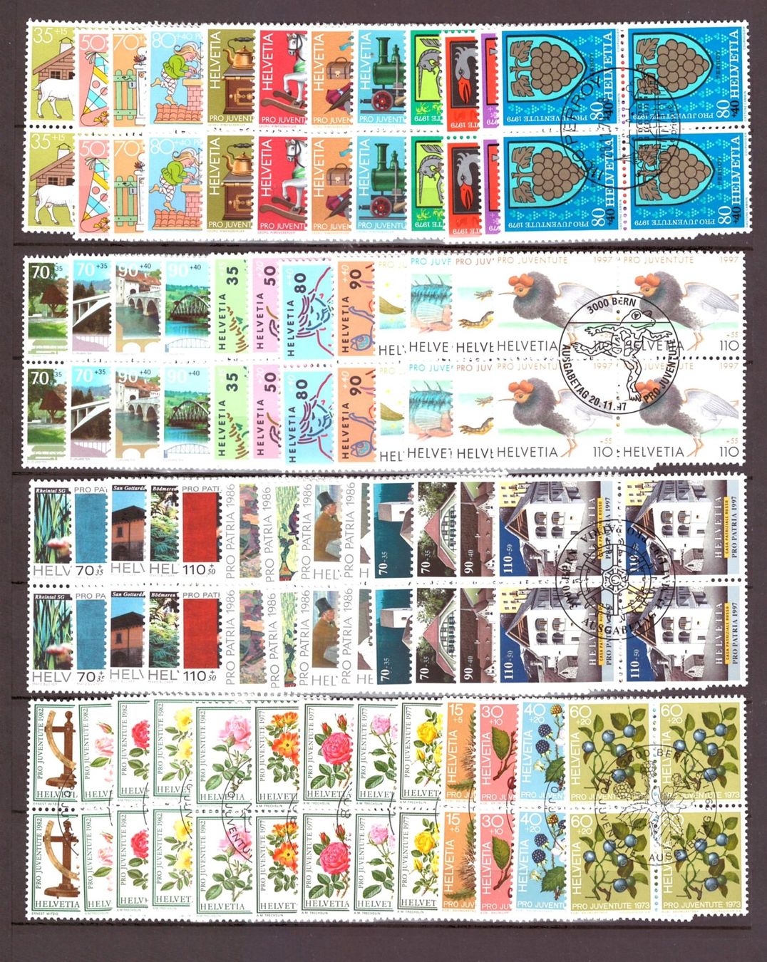 Tous les timbres: # 2 --- VIERERBLOCKS AUSGABETAG ++ – D'occasion à Dübendorf par Piero2 2