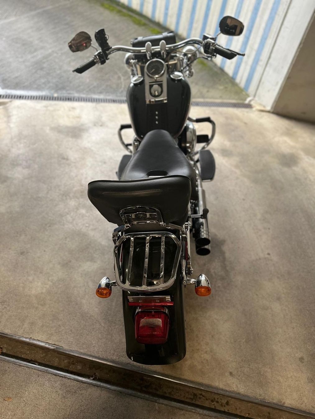 Harley-Davidson Chopper: Harley Davidson Fat Boy FLSTF in schwarz – Usato da Balsthal venduto da Fede_1 3