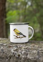 Vogel Email Tasse Tee Kaffee NEU