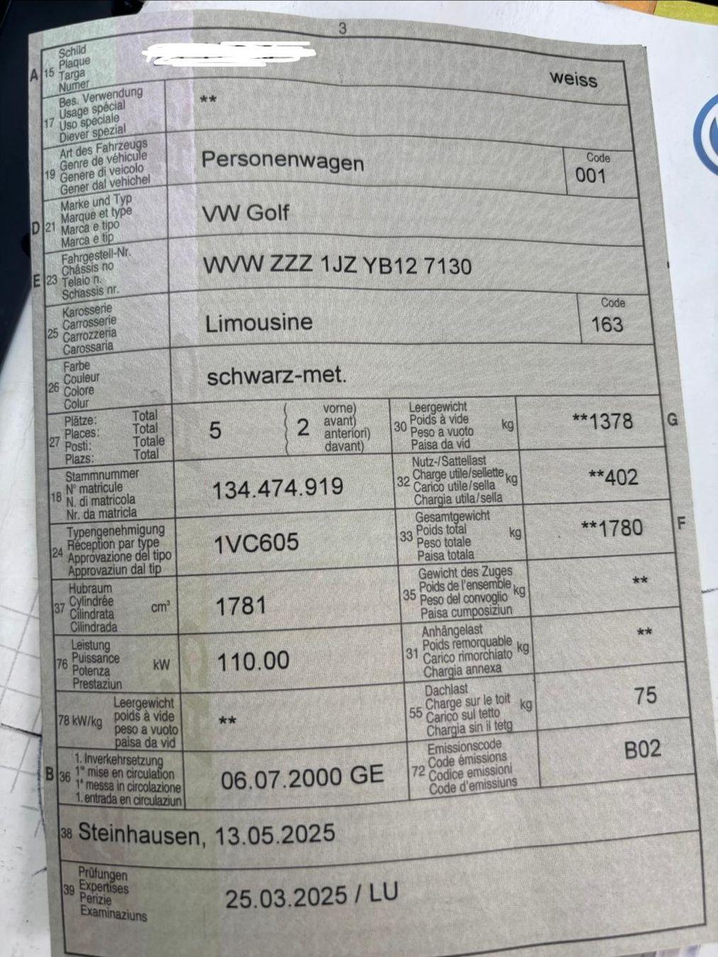 VW Automobili: Golf 4 GTI 150PS – Usato da Menzingen venduto da max_q2mb 9