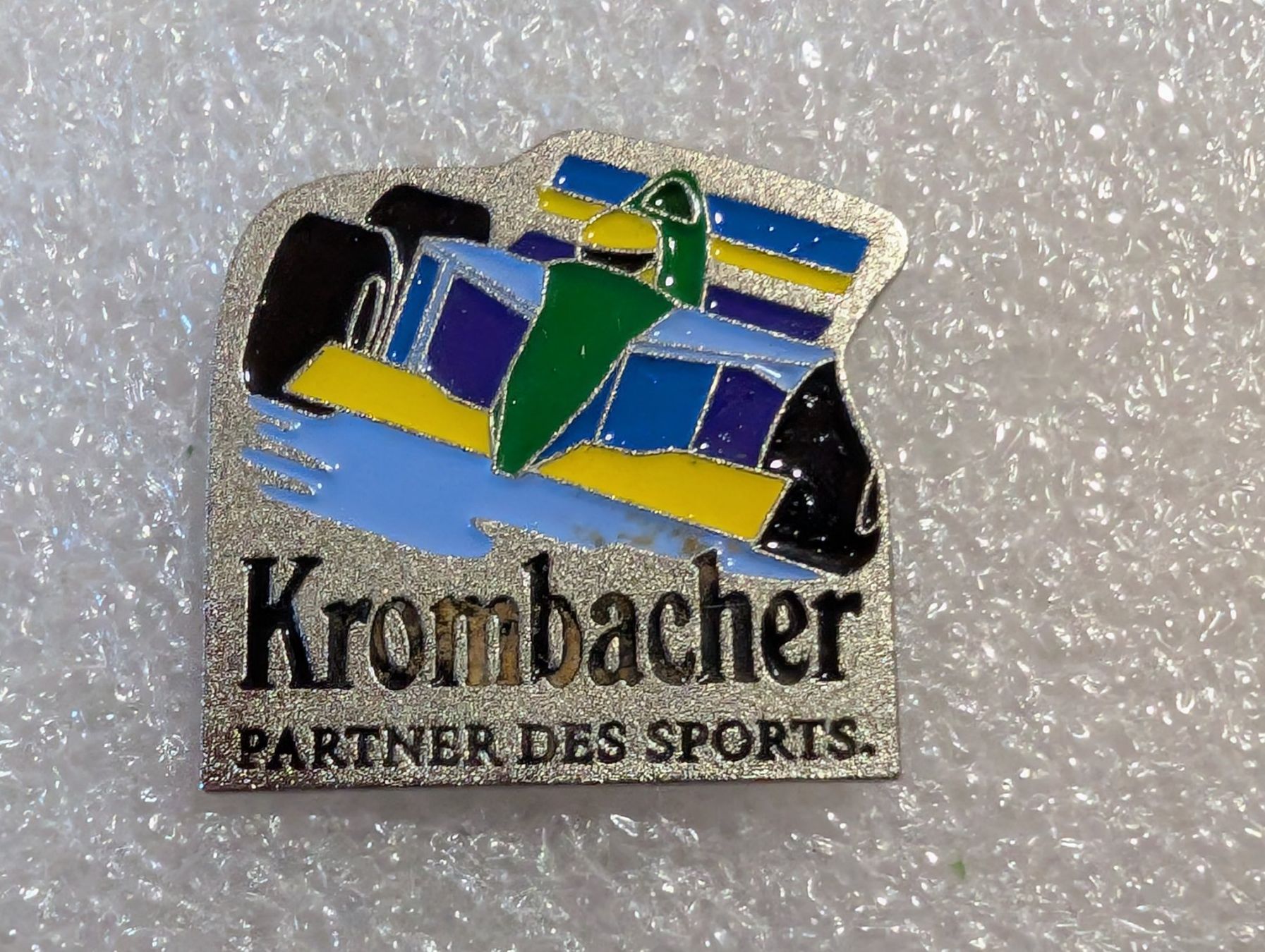 Placchette & Badge: Ansteckpin 280: Rennauto Krombacher – Usato da Oppligen venduto da Pin-Fall-Shop