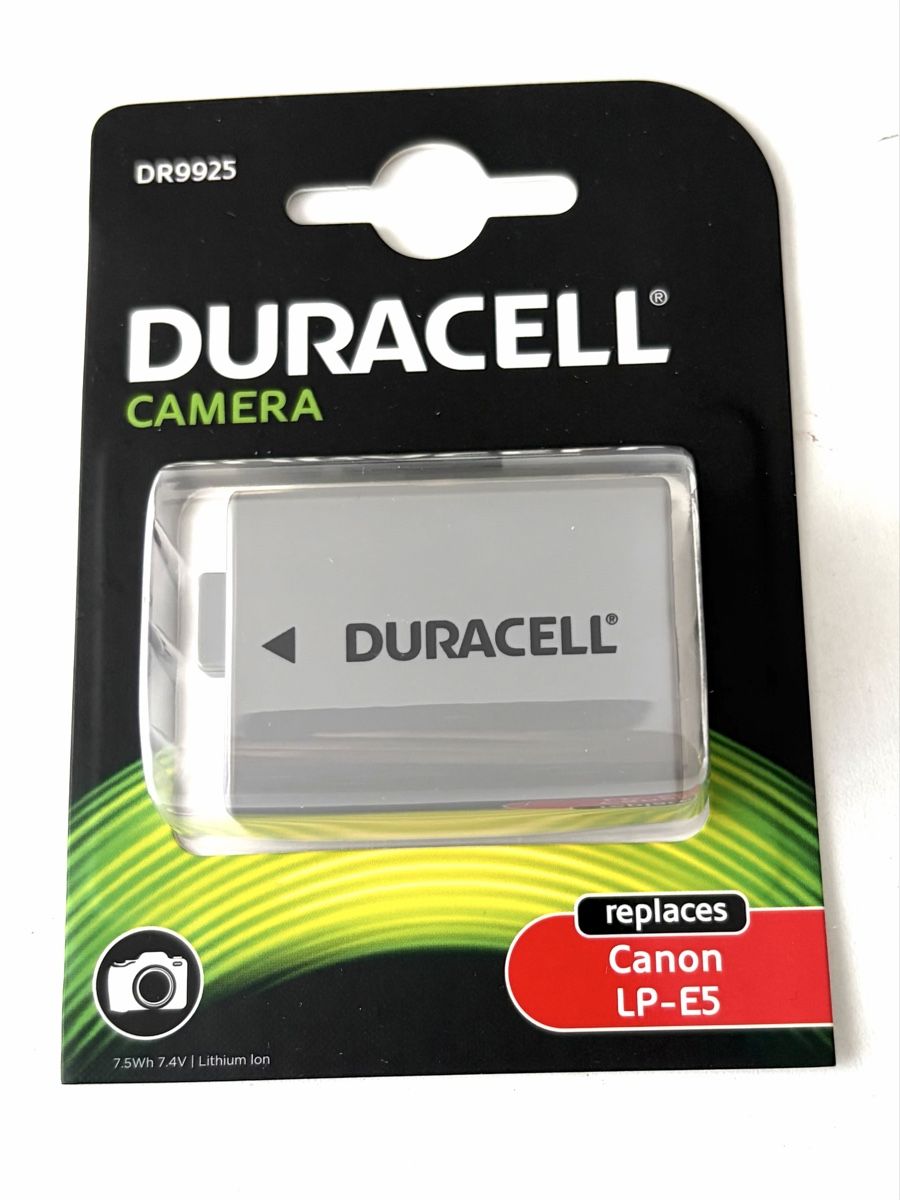 Duracell Batterie: Duracell Camera Canon LP-E5 – Nuovo (secondo la descrizione) da Zürich venduto da masako