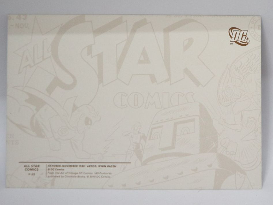 Cartoline postali: AK DC Comic Cover, All Star Comics, Postkarte – Nuovo (secondo la descrizione) da Eschenbach SG venduto da Astalavista 1