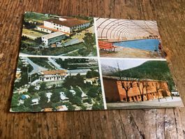 Alte Ansichtskarte Tessin mit Schwimmbad, ca. 1960-70