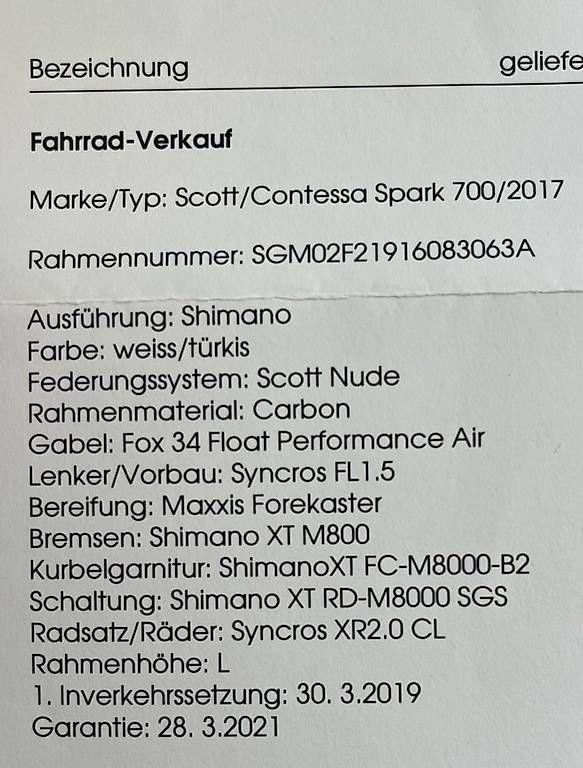 Scott Vélos: MountainBike, Scott – D'occasion à Dübendorf par noeGR 3